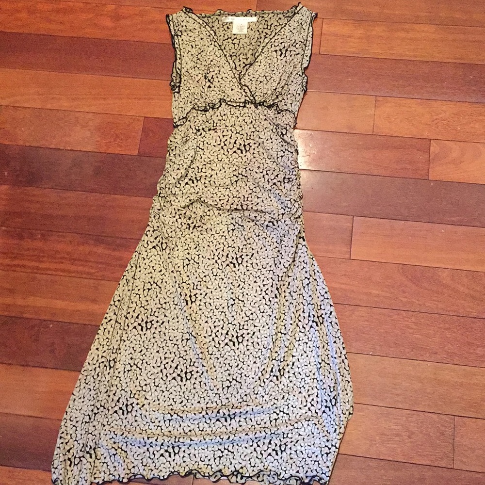 Max studio print dress size S